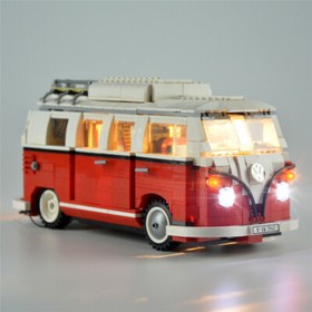 Updated Light Kit For Creator 10220 LEGOs The Volkswagen T1 Camper Van VW Bus