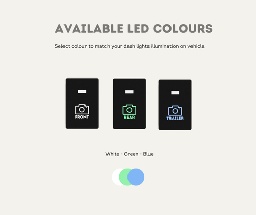 AutoChimp™ Camera Switch for Toyota | Select Size, Colour & Icon - Picture 4 of 52