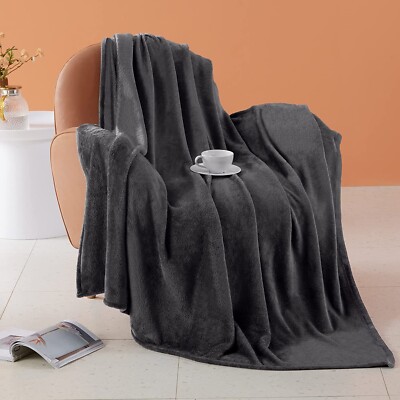 Paco Home Manta Aterciopelada Suave Manta Sofá Sherpa Cubresofá Manta Multiusos Manta Salón Reversible Escandinava, Farbe_MuVa