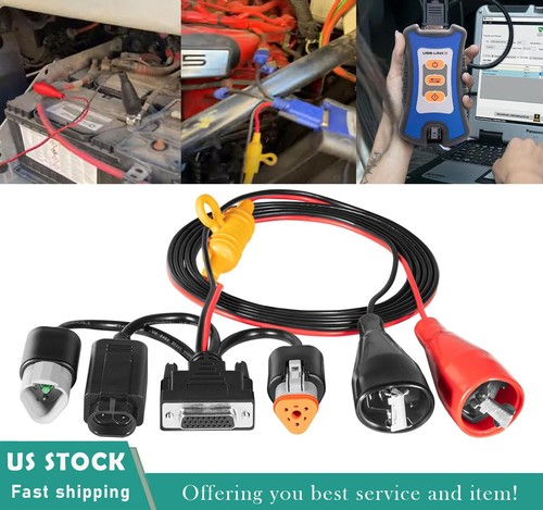 MPS-493033 Diagnostic Adapter Cable Fits Nexiq USB Link 2 & 3, Cummins Inline 7 - Afbeelding 1 van 10