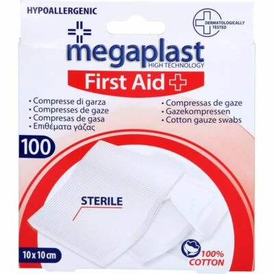 AXISIS GMBH GAZEKOMPRESSEN 10x10 cm steril 100 St PZN16500638