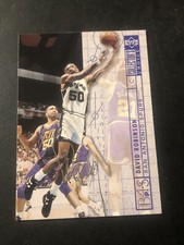 1994 Upper Deck Collector's Choice Silver Foil Signature David Robinson #395 HOF