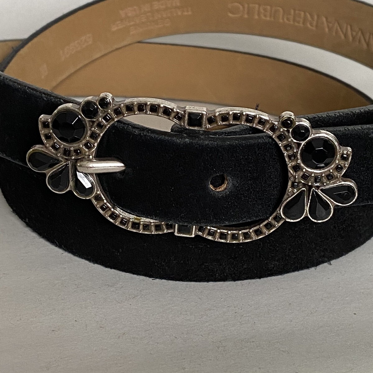 Banana Republic Italian Leather Belt Women display picture 2