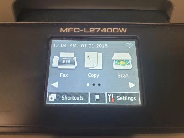 Brother MFC-L2740DW Monochrome Laser Printer Copier Fax Page Count: 9013 - Image 3 of 4