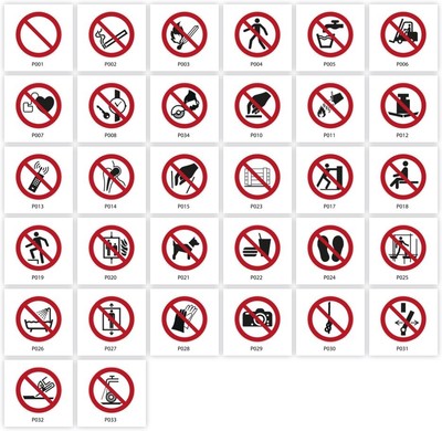 Sicherheitshinweisschilder