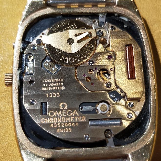 Omega De Ville Analog Quartz Men Deville Chronomater Cal.1333 