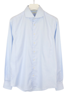 Suitsupply Try On Slim Fit Formelle Shirt Herren 40L/15 3/4L Ausschnitt Blau
