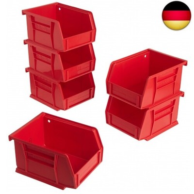 akro-mils 30210 AkroBins Kunststoff-Aufbewahrungsboxen zum Stapeln, für 