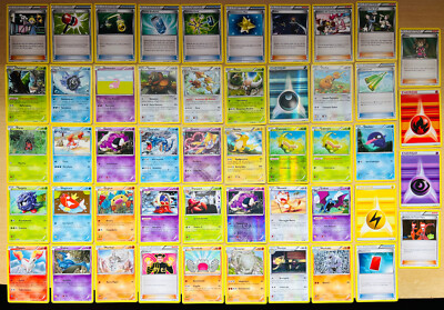 Generationen RC Commons Uncommons Singles umgekehrte seltene Holo Pokémon Karten