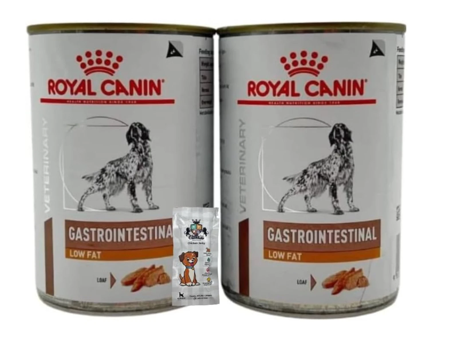 Gastrointestinal Low Fat Pack 2x410g Wet Dog Food in Loaf