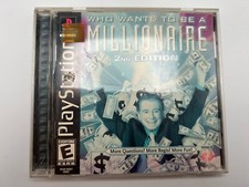 Who Wants to Be a Millionaire: 2nd Edition (Sony PlayStation 1) PS1 CIB Complete