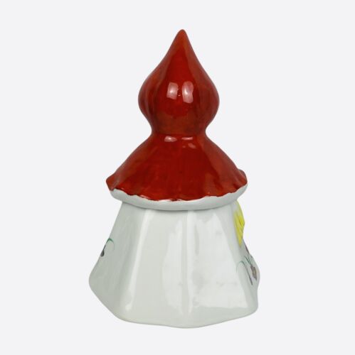 Stunning Vintage 50s Little Red Riding Hood Cookie Jar Hand Painted Cottagecore - Picture 3 of 11