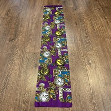 VTG GLENTEX MCM Scarf Polyester Made in ITALY Colorful Fashion 57" x 11"