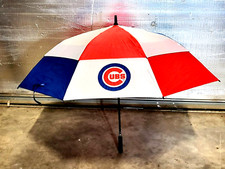Totes Chicago Cubs MLB Team Golf Umbrella Double Canopy Isotoner