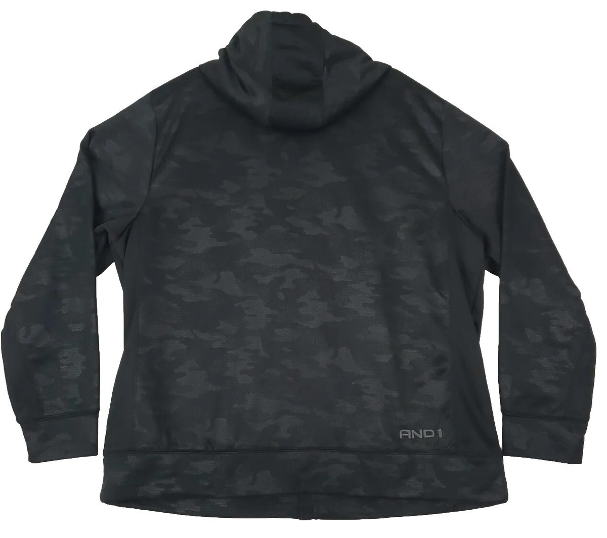 And1 Full ~Mens Size 2XL/2EG~ Black Hoodie Sweatshirt