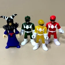 4pcs Fisher Price Imaginext Power Ranger Rita Repulsa Red Yellow Green Ranger 