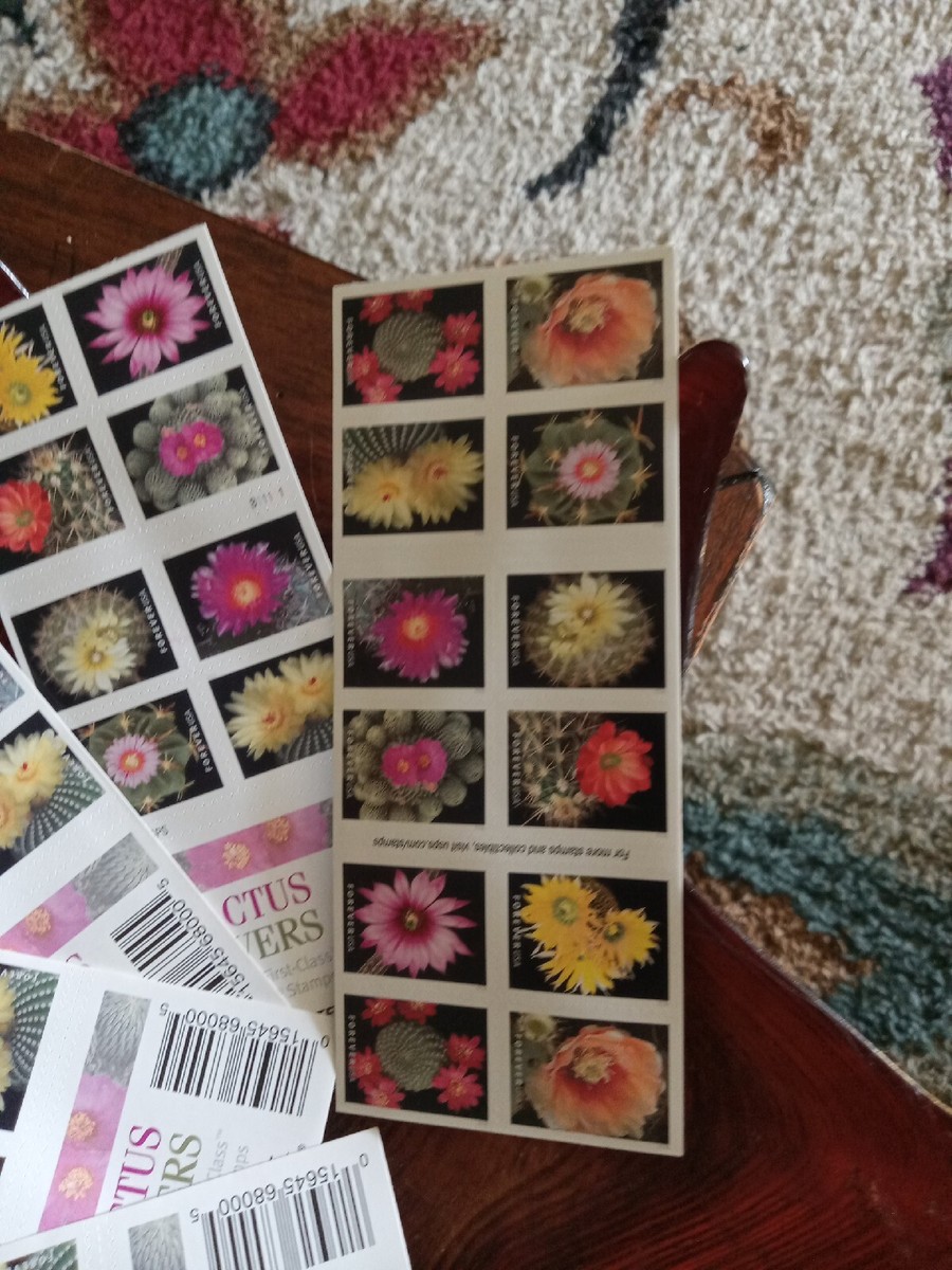 5 Pack Of Twenty 2018 Stamps Cactus flowers | eBay display picture 1