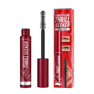 Rimmel Wonder Volume Thrill Seeker Extreme BLACK BROWN BLACK Mascara *NEU*