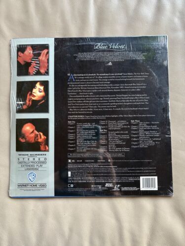 BLUE VELVET Laserdisc LD Wide Screen NEW SEALED - Picture 2 of 2