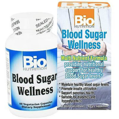 Bio Nutrition Blood Sugar Wellness Healthy Blood Sugar Level 60 Ct  Fast Fr Ship