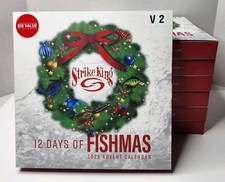 Lot of 7 - Strike King XMas 12 Days of Fishmas 2025 Advent Calendar - New/Sealed