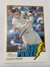 Aaron Judge 2026 Topps Heritage Raw Power Insert Card # RP-AJ