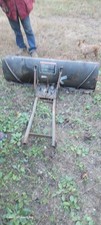 4 Ft Atv Snow Plow - 14 In Steel Blade Complete With Push Frame And Mount