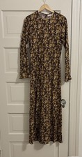 Doen Amande printed cotton-voile maxi dress size S