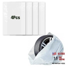 4-Pack Tire Storage Bags - Waterproof Covers for Storage Transport - Tear