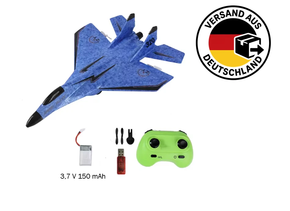 !NEU! RC Schaum Flugzeug 2,4G Ferngesteuert Einfach zu steuern 120m Reichweite 