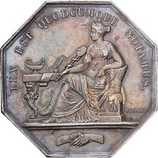[#1528741] France, Token, Notaires de l'Arrondissement de Bordeaux, Silver, Tiol