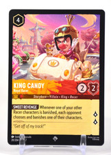 Disney Lorcana TCG Archazia's Island King Candy Royal Racer 20/204 Super Rare