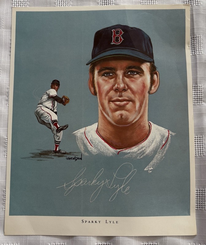 Vintage Sparky Lyle Atlantic Ritchfield 1969 Portrait