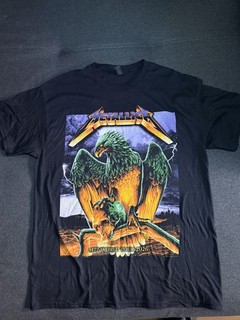 Metallica M72 World Tour 2026 T Shirt Frankfurt a.M. Schwarz Kurzarm Gr. L