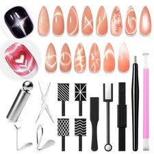 Cat Eye Magnet Nail Art Tools - 14PCS - Powerful Gel Nail Polish Magnet