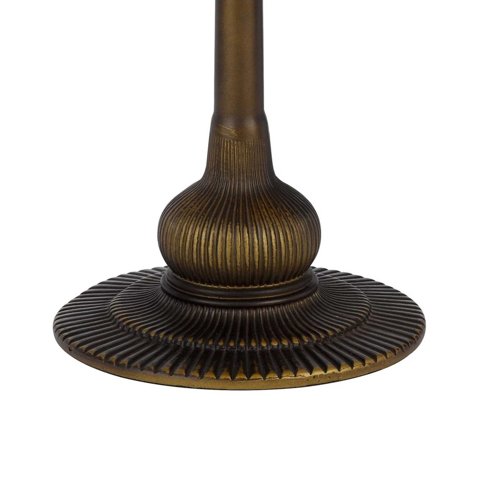 Lámpara de mesa Benjara Dio 62 pulgadas, colorida vitral estilo Tiffany, resina,... Foto 4 de 4