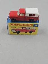 Vintage Matchbox Lesney #6 Ford Pickup With The Original Box In Mint Condition