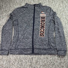 NFL Teens Apparel Denver Girls XL 15-17 Love Denver Broncos Full Zip Long Sleeve
