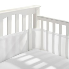 Breathable Mesh Liner Full-Size Cribs Classic 3mm Mesh White Size 4FS Covers 3/4