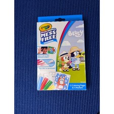 Crayola Color Wonder Bluey Mini Box Set Mess Free Markers Pages New