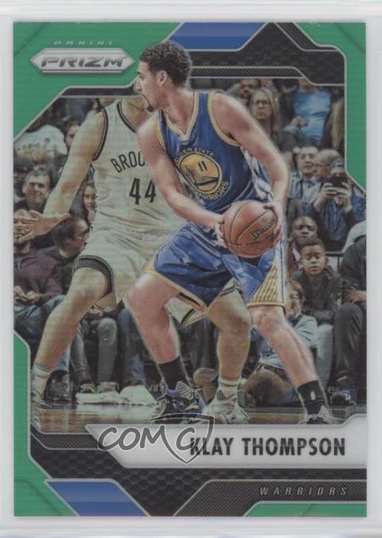 2016-17 Panini Prizm Green Prizm Klay Thompson #283 0d3