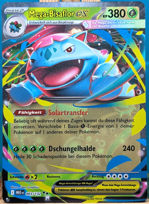 POKEMON - Mega-Entwicklungen - Mega-Bisaflor EX - 003/132 - deutsch