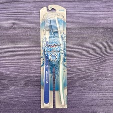 2 LOT Toothbrush 2 Pack Aquafresh Direct MEDIUM 32 2005 Flexible Tip Neck VTG