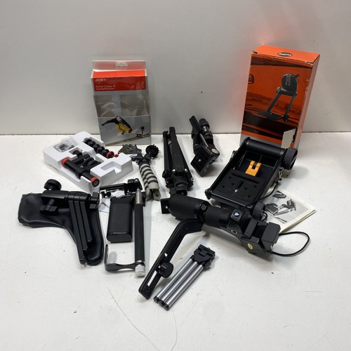 Joby Camera Mount & Tripod Accessory Lot Mixed Brands 10 Pieces