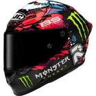 HJC RPHA 1 V2 Carbon Full Face Motorcycle Helmet XL, Black/Red/Pink/Blue