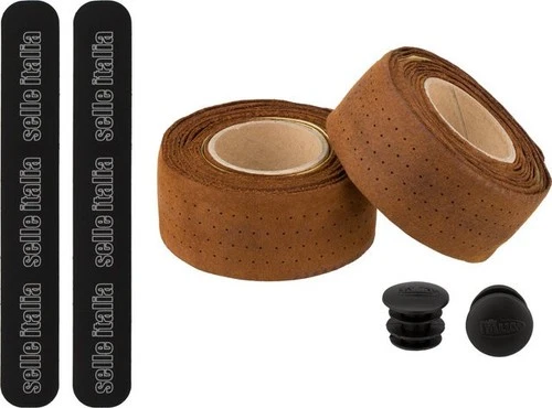 SELLE ITALIA road bicycle handlebar tape SMOOTAPE CLASSICA brown leather