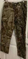 Cabela’s Men’s 36 Cargo Hunting Pants RealTree Camo Outdoor Gear Rugged Look