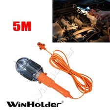 5m Mains 240V Work Light Car Mechanics Inspection Lamp Garage with Switch Hook