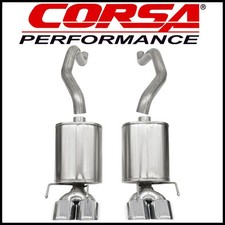 Corsa Sport 2.5" Axle-Back Exhaust System fit 2009-13 Chevrolet Corvette C6 6.2L