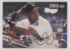 1994 Collector's Choice Team Checklist Gold Foil Signature Frank Thomas HOF 1b3